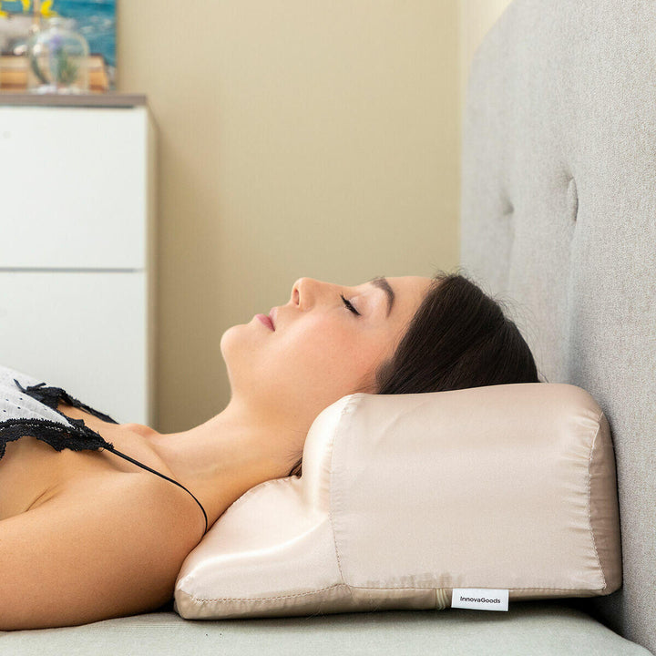 Travesseiro Cervical Anti-rugas com Capa de Cetim Youthlow Innova